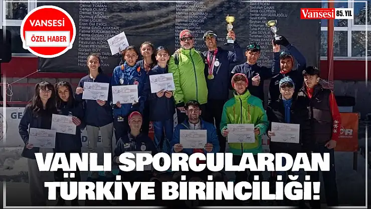 Vanlı Sporculardan Türkiye Birinciliği