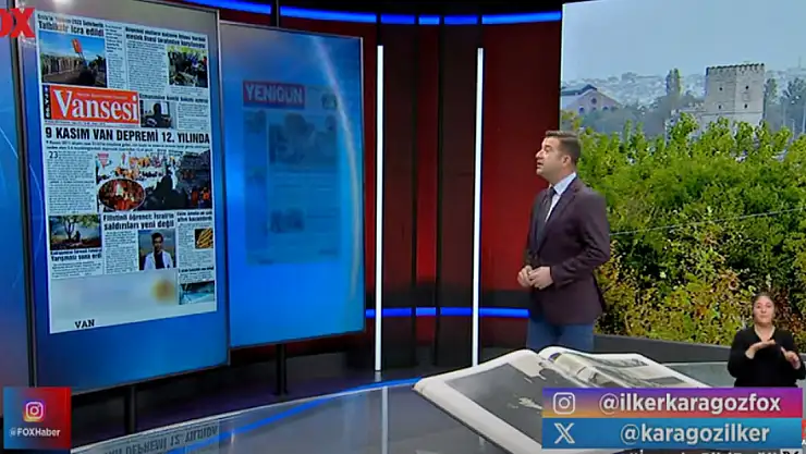 Vansesi Gazetesi Fox Tv'de