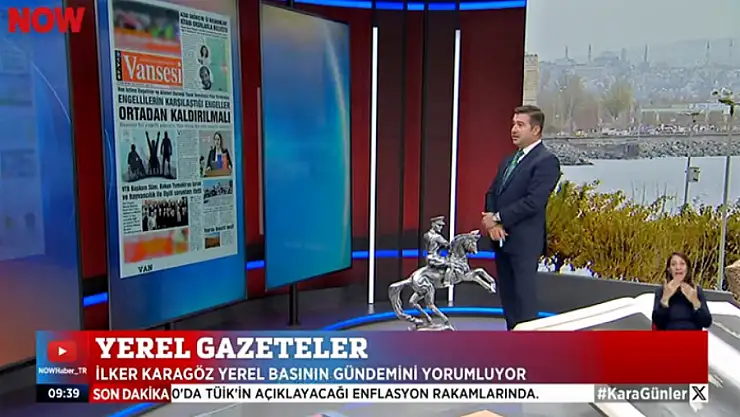 Vansesi Gazetesi NOW TV'de