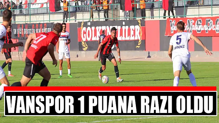 VANSPOR 1 PUANA RAZI OLDU
