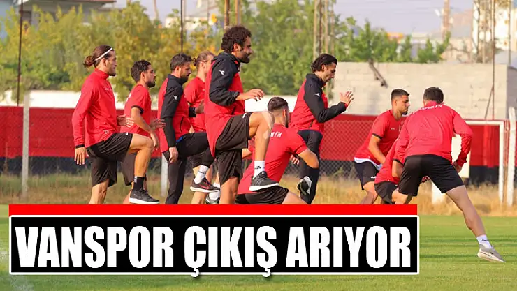 Vanspor çıkış arıyor