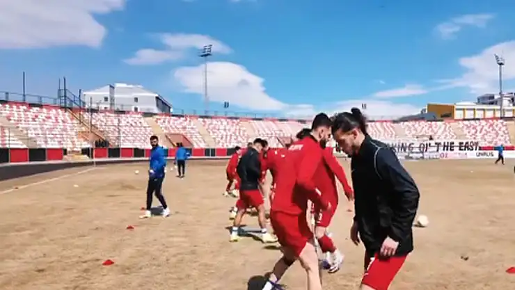 Vanspor'da Somaspor maçı hazırlıkları