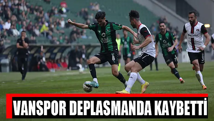 Vanspor deplasmanda kaybetti