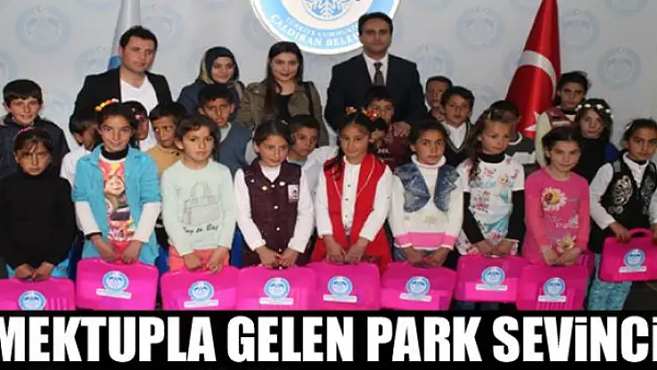 Mektupla gelen park sevinci