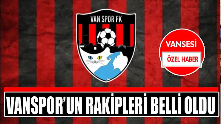 Vanspor'un rakipleri belli oldu