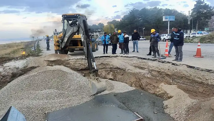 VASKİ ana su hattındaki arızaları giderdi