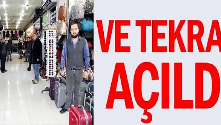 Belediye Pasajı 5 ay sonra tekrar açıldı