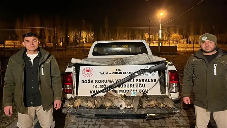 Yasa dışı avlanan 3 kişiye 64 bin lira ceza
