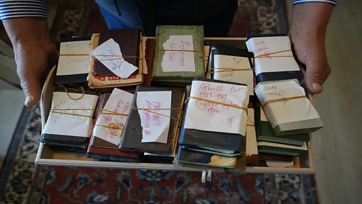 Yaşadığı her şeyi not etmiş, müzede sergilenecek