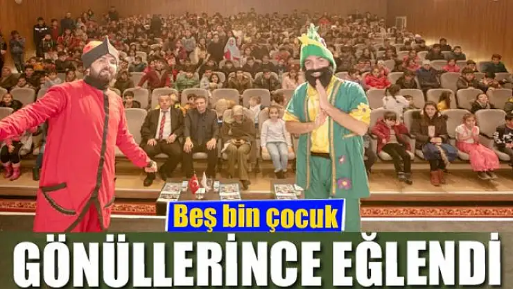 Beş bin çocuk gönüllerince eğlendi