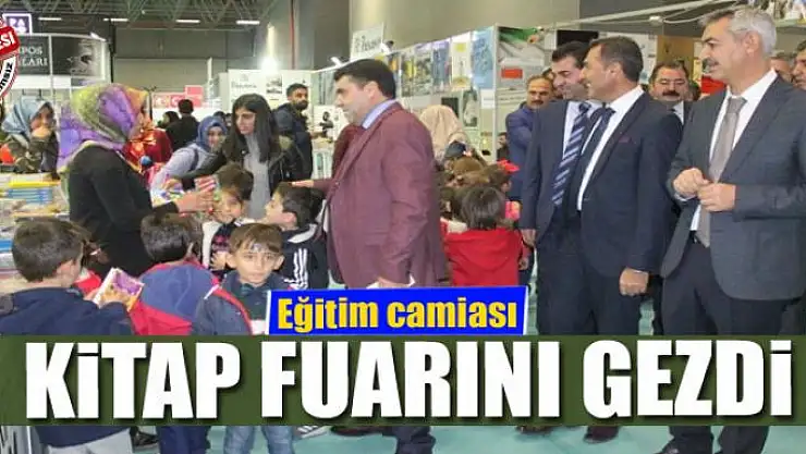 Eğitim camiası kitap fuarını gezdi 