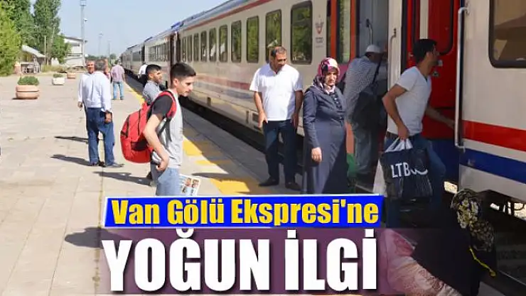 Van Gölü Ekspresi'ne yoğun ilgi