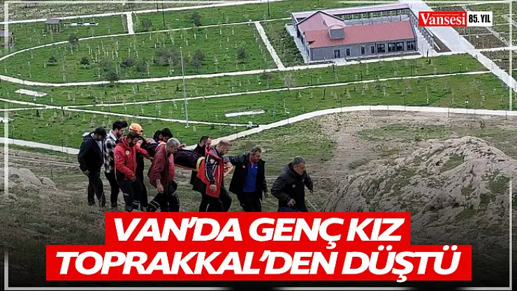 Yüksekten düşen genç kız yaralandı