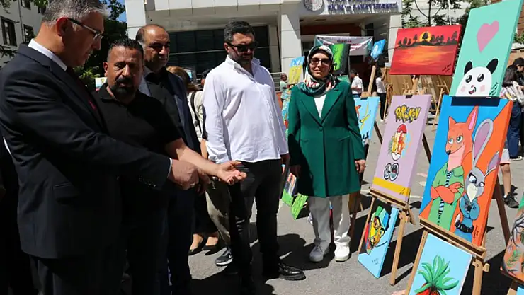 Yusuf Gökçenay BİLSEM yılsonu sergisi beğeni topladı