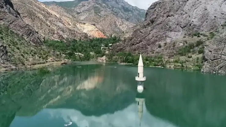 Yusufeli Barajı'nda su yüksekliği 164 metreye ulaştı