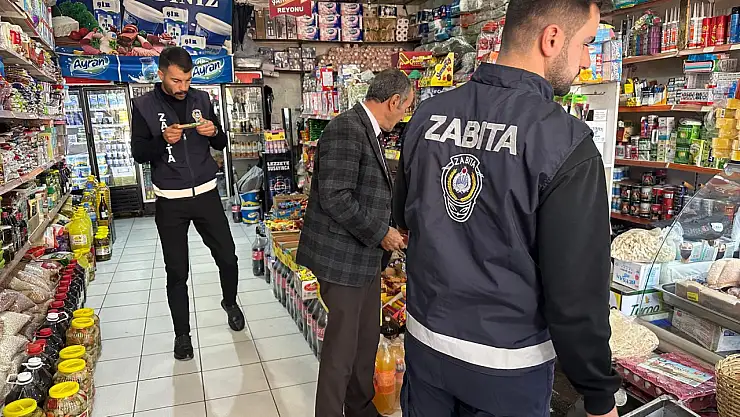 Zabıta ekiplerinden son kullanma tarihi denetimi