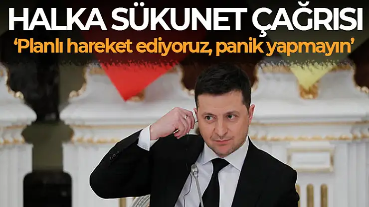 Zelenskiy'den halka sükunet çağrısı