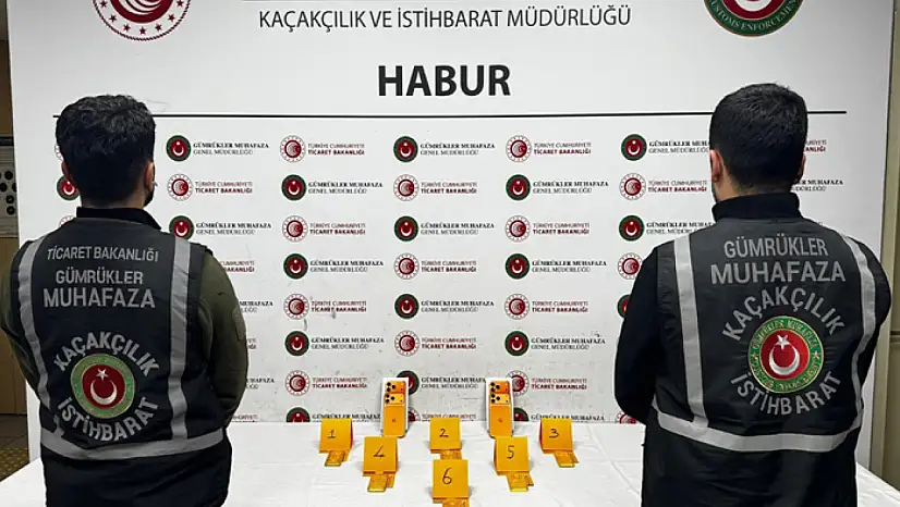Ayakkabılara gizlenmiş 41 kilogram altın ele geçirildi