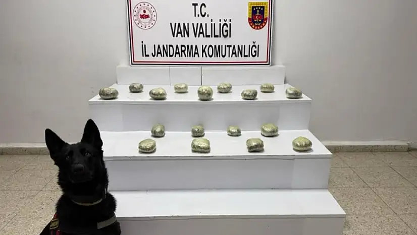 Başkale'de esrar ele geçirildi