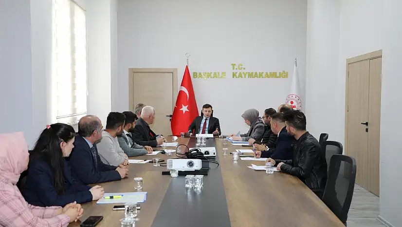 Başkale'de Etüt Van toplantısı yapıldı