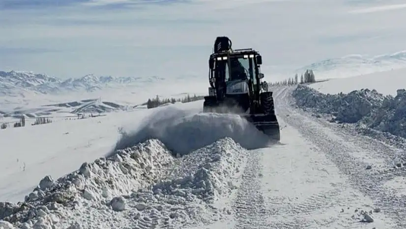 Başkale'de kar hayatı felç etti