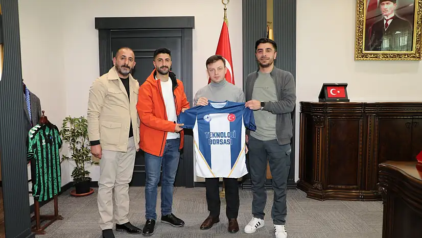 Başkalespor'dan Kaymakam Erdoğan'a ziyaret