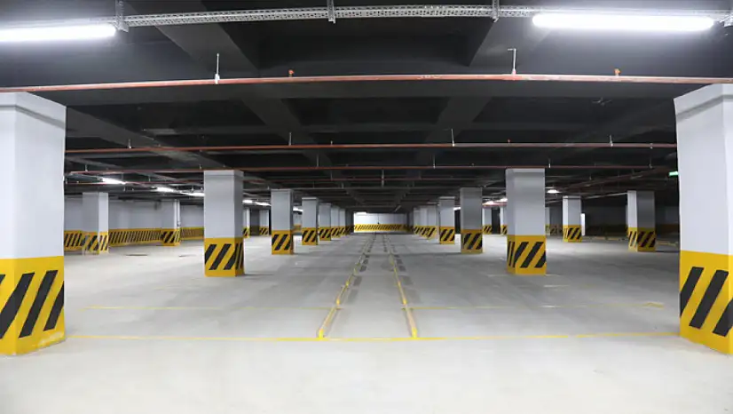 Beşyol Millet Bahçesinin kapalı otoparkı hizmete açıldı