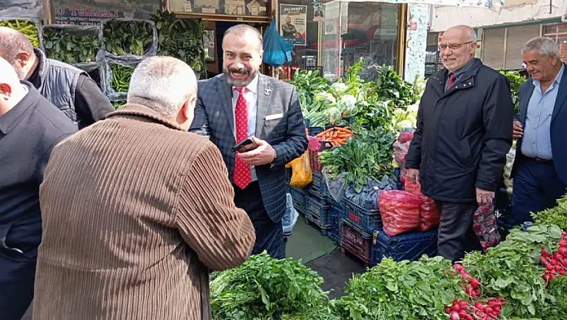 Bilici esnaf ziyaretlerini sürdürüyor