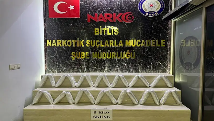 Bitlis'te narkotik operasyonu