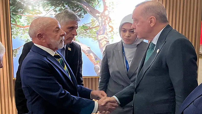 Cumhurbaşkanı Erdoğan, Brezilya Devlet Başkanı Silva ile görüştü