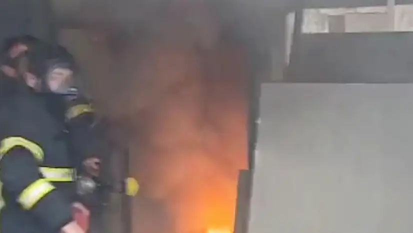 Demir atölyesinde patlama