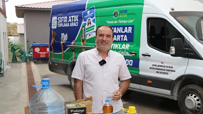 Edremit'te bir yılda 10 ton atık geri dönüşüme kazandırıldı