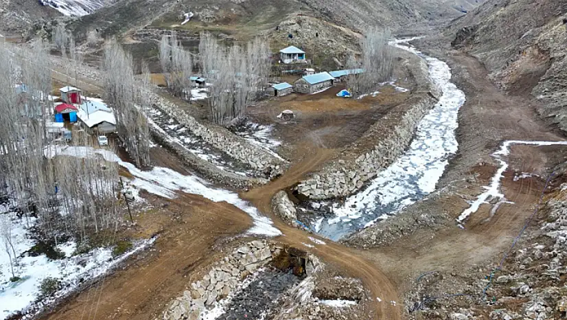Erciş'te dere ıslahı çalışmaları tamamlandı