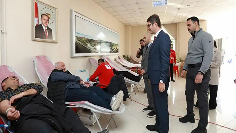 Erciş'te kan bağışı kampanyası