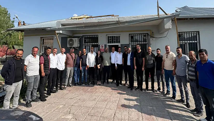 Eş Başkan Yardımcısı Ergün, çalışanlarla bayramlaştı
