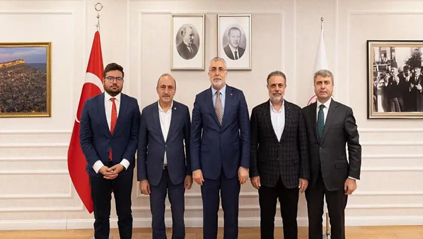 HAK-İŞ KÇP Koordinasyon Kurulu'ndan Bakan Işıkhan'a ziyaret