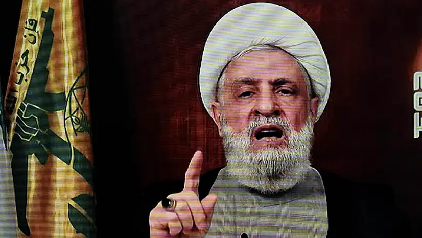 Hizbullah lideri Kasım'dan İsrail'e tehdit