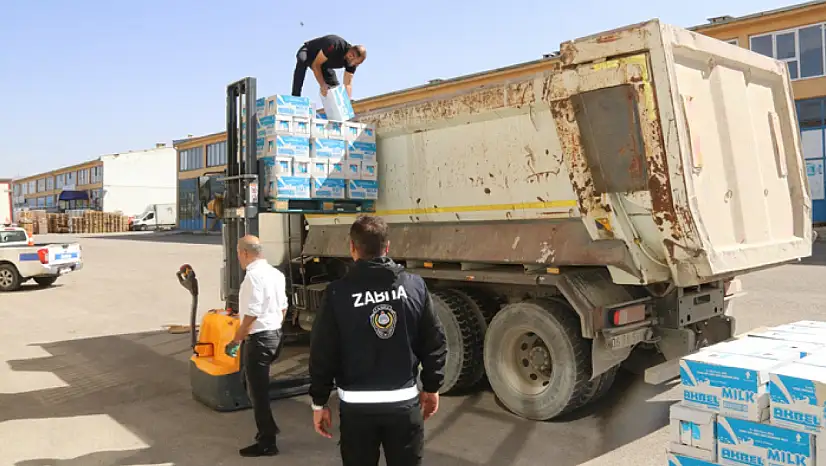 İşletmeci talep etti Edremit Belediyesi ekipleri ürünleri imha etti