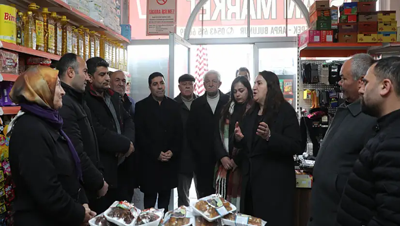 Karakoç ve Ertaş'tan esnaf ziyareti