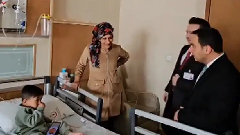 Kaymakam Aydoğan'dan hastane ziyareti