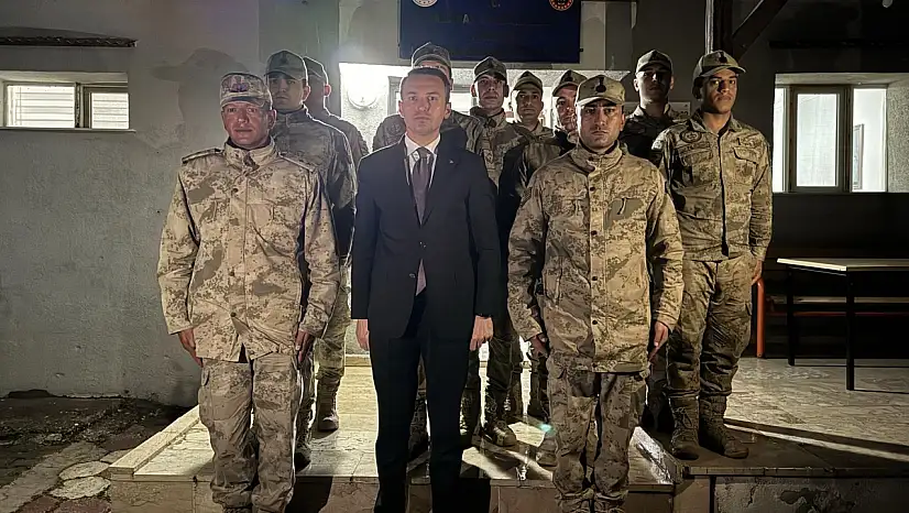 Kaymakam Bakan'dan Yaşkütük Jandarma Karakolu'na ziyaret