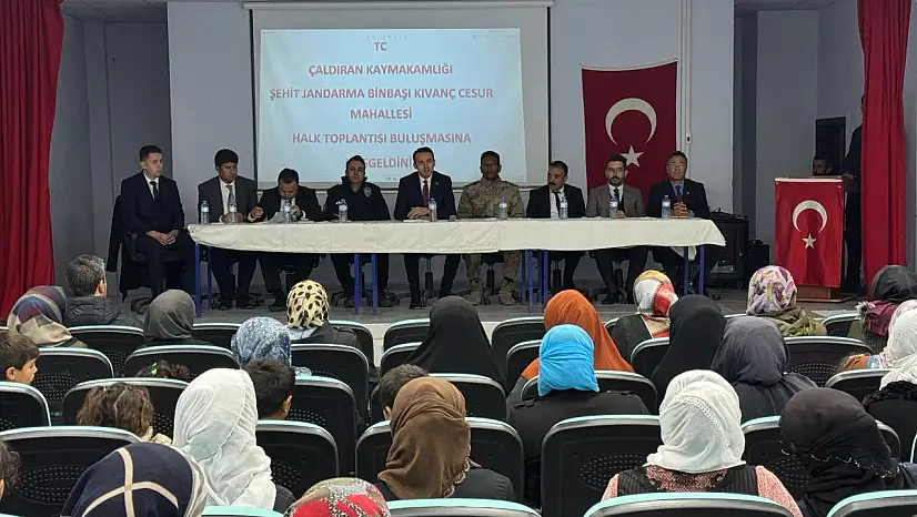 Kaymakam Bakan vatandaşlarla buluştu