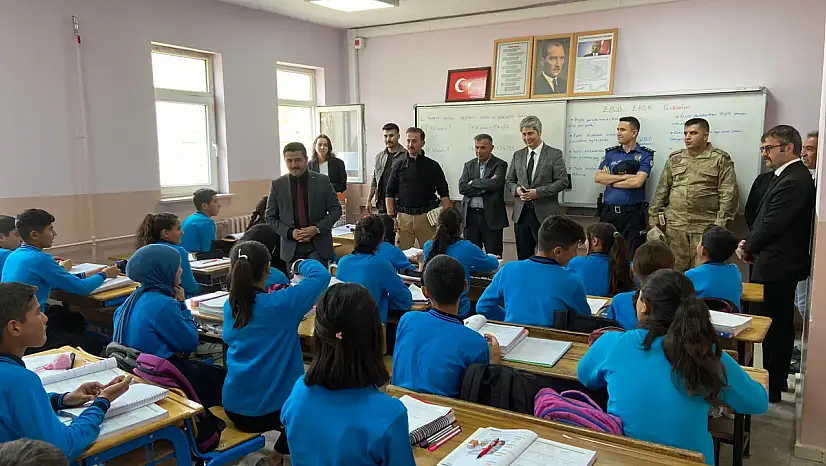 Kaymakam Bulut'tan Çırak Ortaokuluna ziyaret