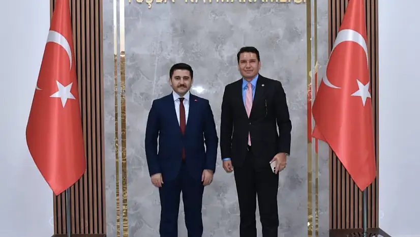 Kaymakam Bulut'tan YİKOB Başkanı Göktaş'a ziyaret
