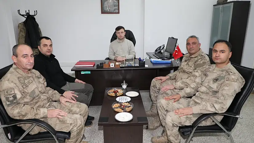 Kaymakam Erdoğan'dan karakol ziyaretleri