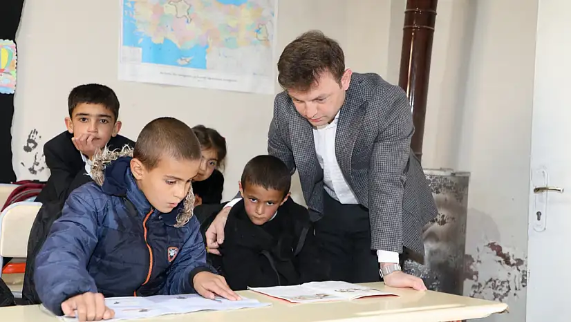 Kaymakam Erdoğan'dan öğrencilere ziyaret