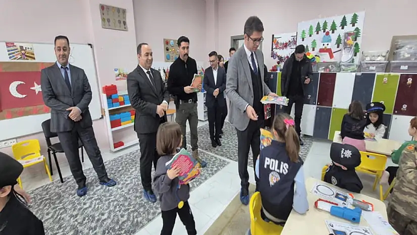 Kaymakam Karaloğlu'ndan Sahilkent Anaokuluna ziyaret