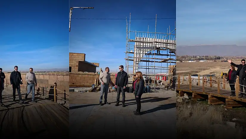 Kaymakam Karaloğlu'ndan Selçuklu Mezarlığı'na inceleme ziyareti