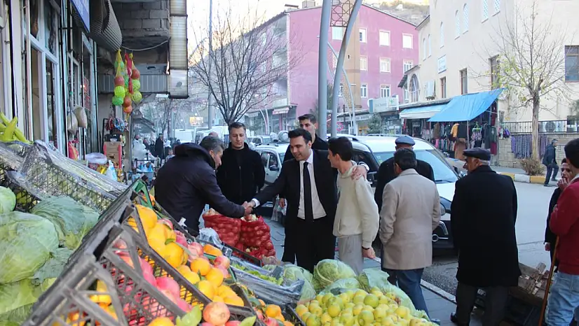 Kaymakam Kılıç'tan Çatak esnafına ziyaret