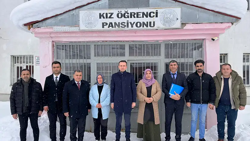 Kaymakam Süleyman Bakan'dan eğitim pansiyonlarına yakın takip